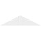 Ekena Millwork Richland Architectural Grade PVC Gable Bracket, 36"W x 9"H x 4"D x 4"F, 6/12 Pitch GBP036X09X0404RIC00 - alternate 5